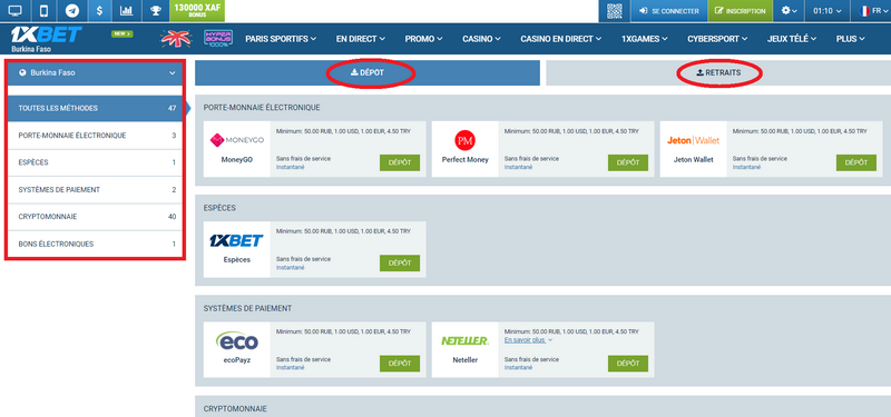 1xBet : Casino et Jeux Vidéo 1xBet : Casino et Jeux Vidéo